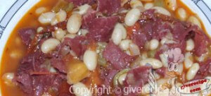 Haricot Beans with Pastirma Recipe