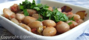 Romano Beans with Olive Oil Recipe (Zeytinyağlı Barbunya Tarifi)