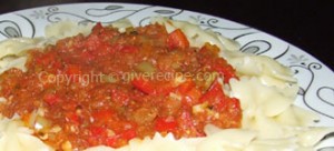 Pasta with Red Hood