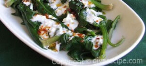 Spinach with Yogurt
