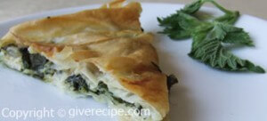 Borek with Stinging Nettle Herb