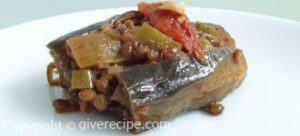 Eggplant With Lentil
