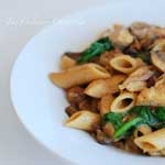penne-di-funghi-con-pollo-e-salsiccia penne di funghi con pollo e salsiccia Recipes of the week episode 9
