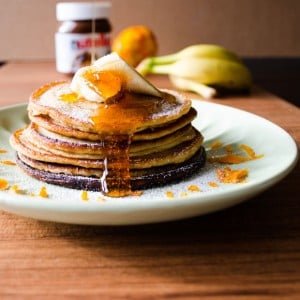 banana pancakes | giverecipe.com