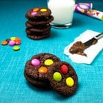 Chewy Chocolate M&M Cookies