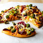 Whole Wheat Pizza with Broccoli