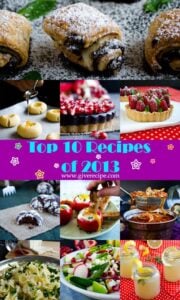 Top 10 Recipes of 2013 | giverecipe.com | #recipe