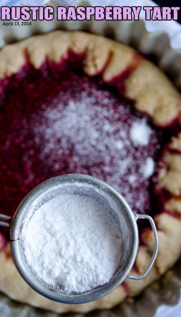 Rustic Raspberry Tart | giverecipe.com | #tart #dessert #raspberry