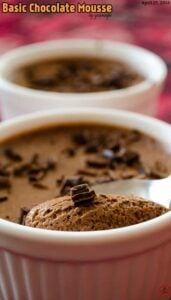 basic chocolate mousse | giverecipe.com | #chocolate #mousse #dessert