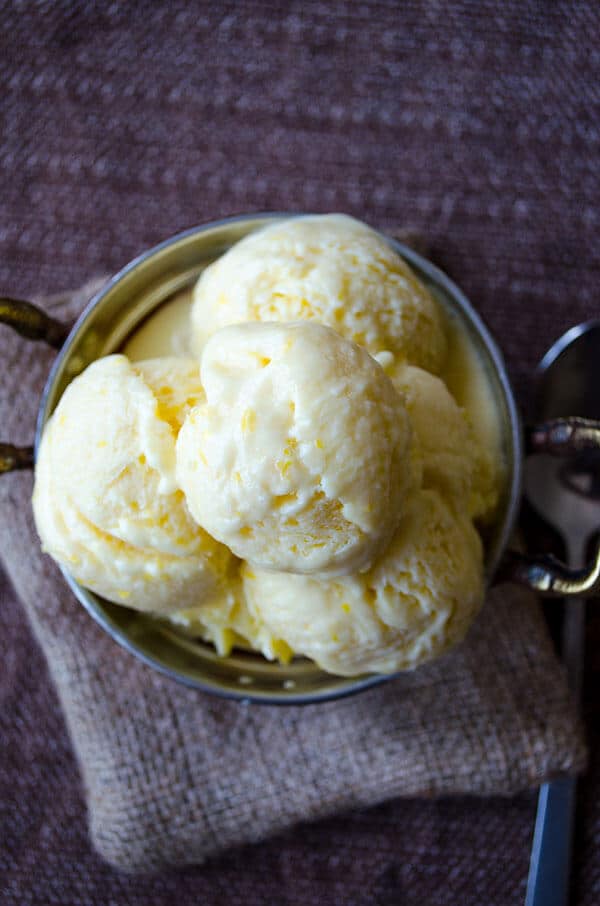 Creamy Lemon Ice Cream 3 