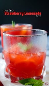 Perfect Strawberry Lemonade | giverecipe.com | #strawberry #lemonade #drink #summer