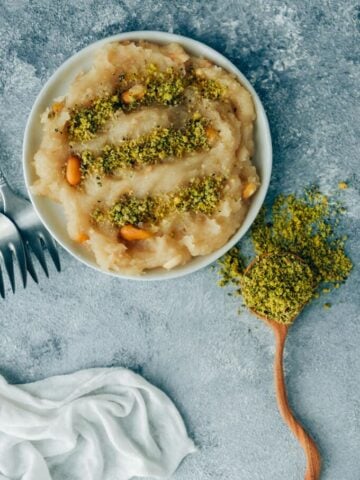 Turkish halva recipe made with flour