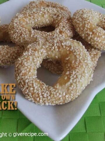 Sesame Rings | giverecipe.com