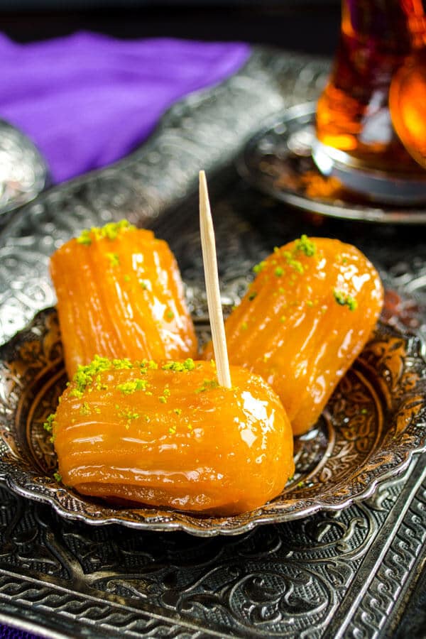 Turkish Dessert Tulumba | www.giverecipe.com