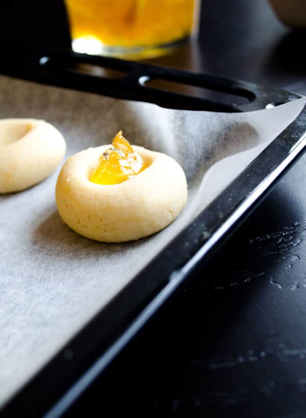 Lemon Jam Thumbprint Cookies | #thumbprint #cookies #dessert #sweet #lemonjam | giverecipe.com