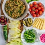 Turkish Bulgur Salad is refreshing, spicy, tangy and loaded with herbs. It's the perfect salad to make in spring. You can't stop once you start eating this salad.