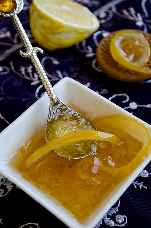 Homemade Lemon Jam in a bowl