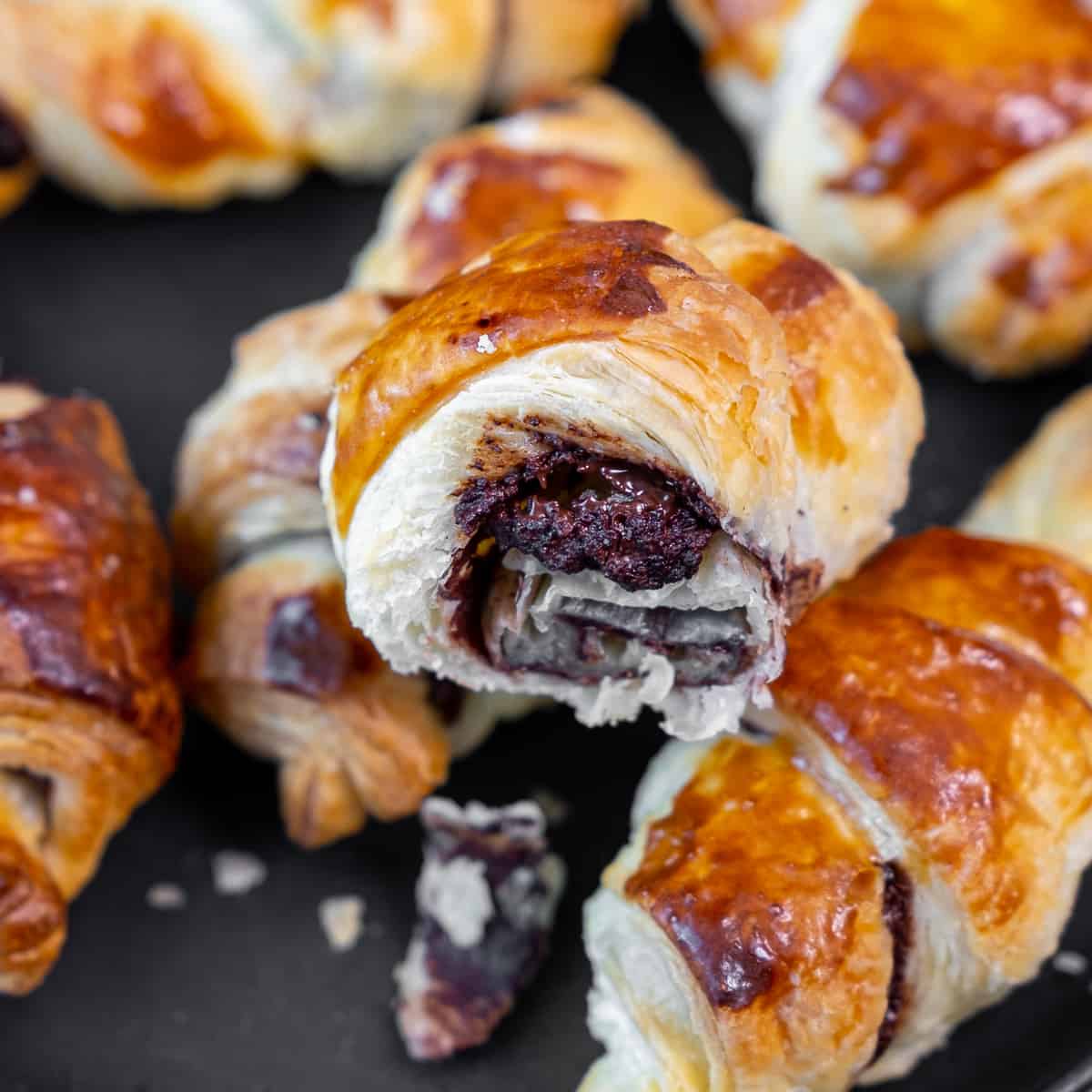 Chocolate Puff Pastry in 20 minutes - Marcellina In Cucina