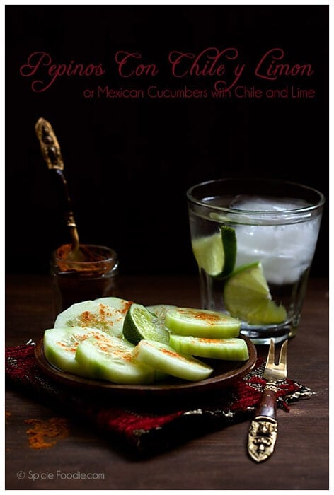 Mexican Cucumbers with Chile and Lime