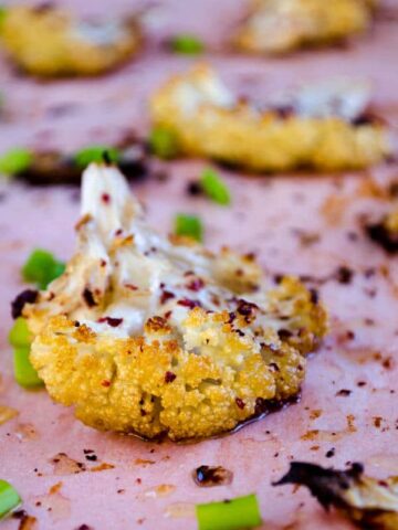 Roasted Cauliflower with Sumac | giverecipe.com | #cauliflower #sumac #appetizer