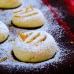 Orange Flour Cookies | giverecipe.com | #cookies #orange #dessert #sweet