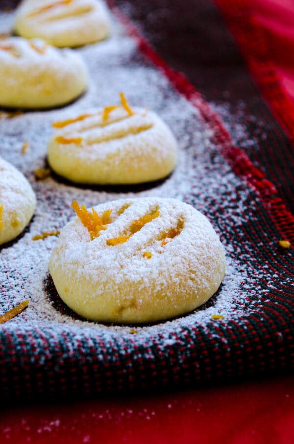 Orange Flour Cookies | giverecipe.com | #cookies #orange #dessert #sweet