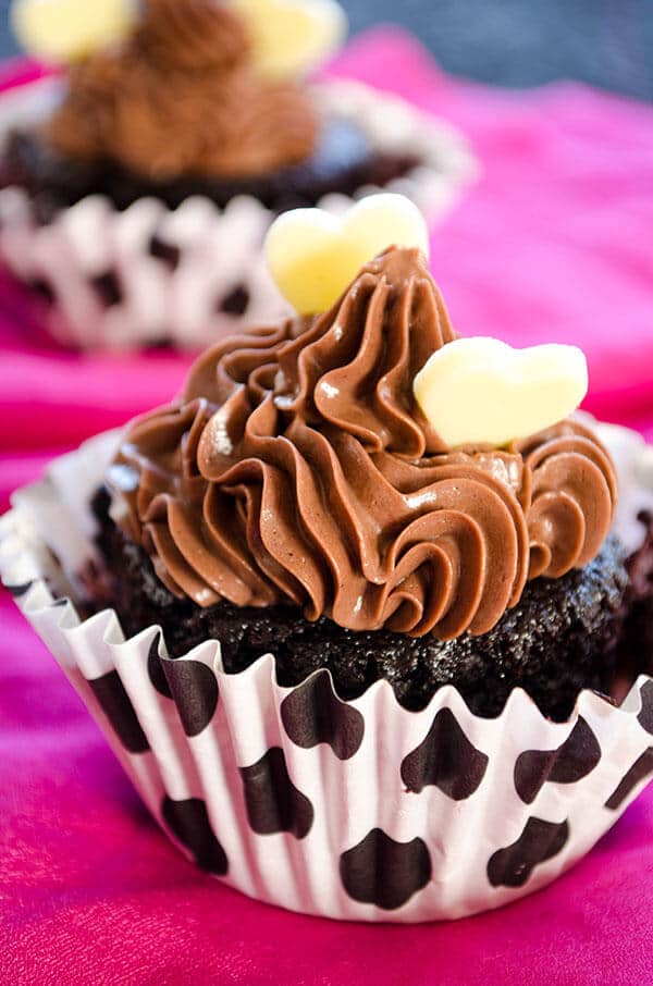 Eggless Chocolate Coffee Cupcakes