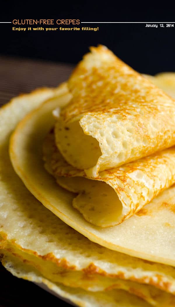 Very Thin Gluten Free Crepes 