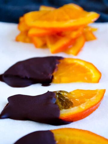 Chocolate Covered Orange | giverecipe.com | #orange #chocolate
