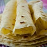 Basic Homemade Flour Tortillas | giverecipe.com | #tortilla #bread