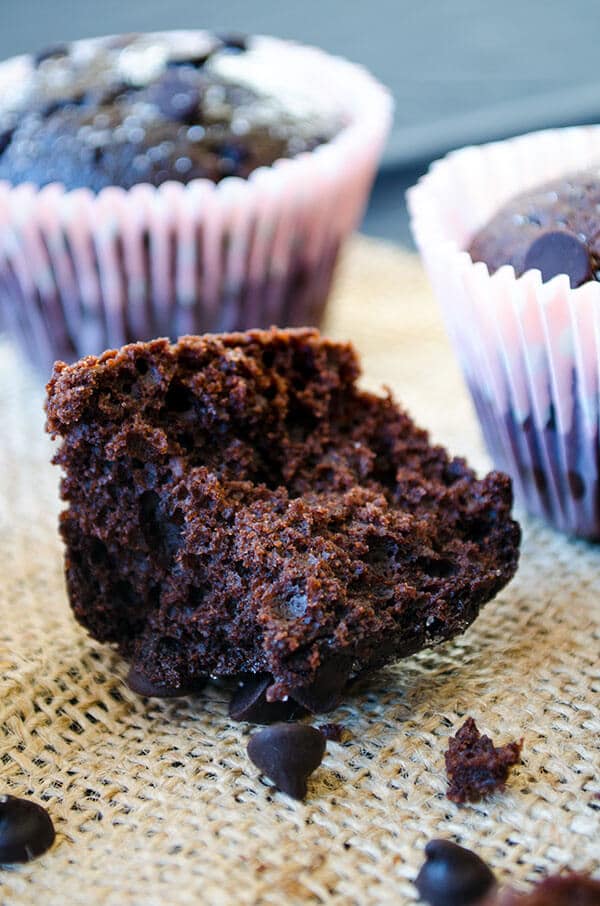 My Best Chocolate Muffins | giverecipe.com | #muffins #chocolate #chocolatechips #chocolatemuffins