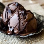 Homemade Chocolate Ice Cream | giverecipe.com | #chocolate #icecream #dessert #summer