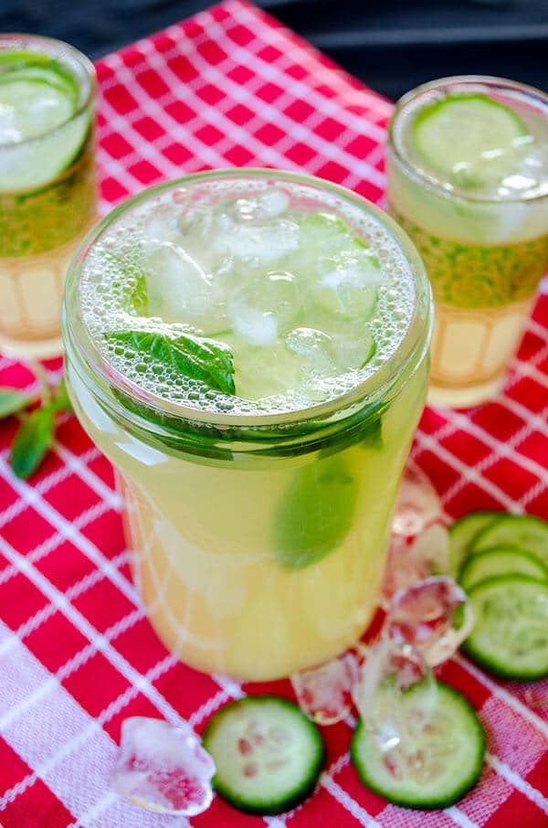 Cucumber lemonade recipe picture