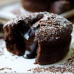 Molten Chocolate Lava Cake | giverecipe.com | #cake #chocolate #lavacake #mothersday