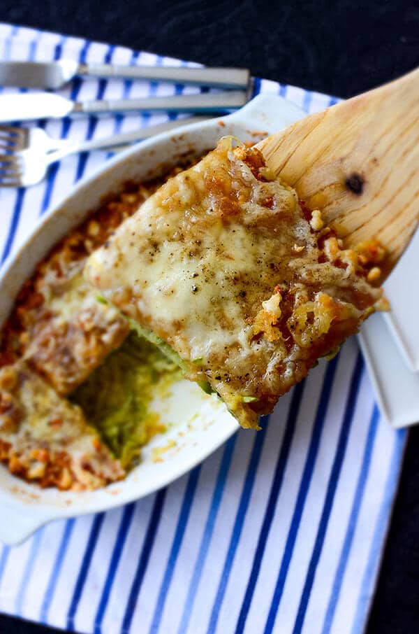 Skinny Zucchini Casserole | giverecipe.com | #zucchini #casserole #vegetarian #summer #skinny