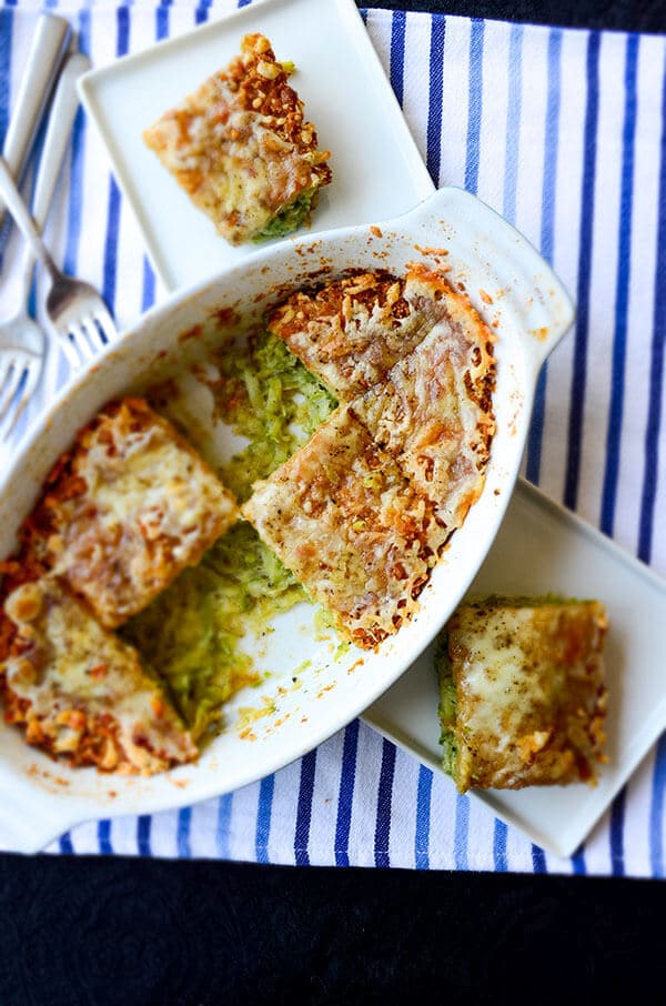 Skinny Zucchini Casserole | giverecipe.com | #zucchini #casserole #vegetarian #summer #skinny