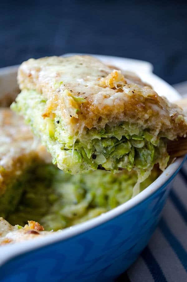 Skinny Zucchini Casserole | giverecipe.com | #zucchini #casserole #vegetarian #summer #skinny