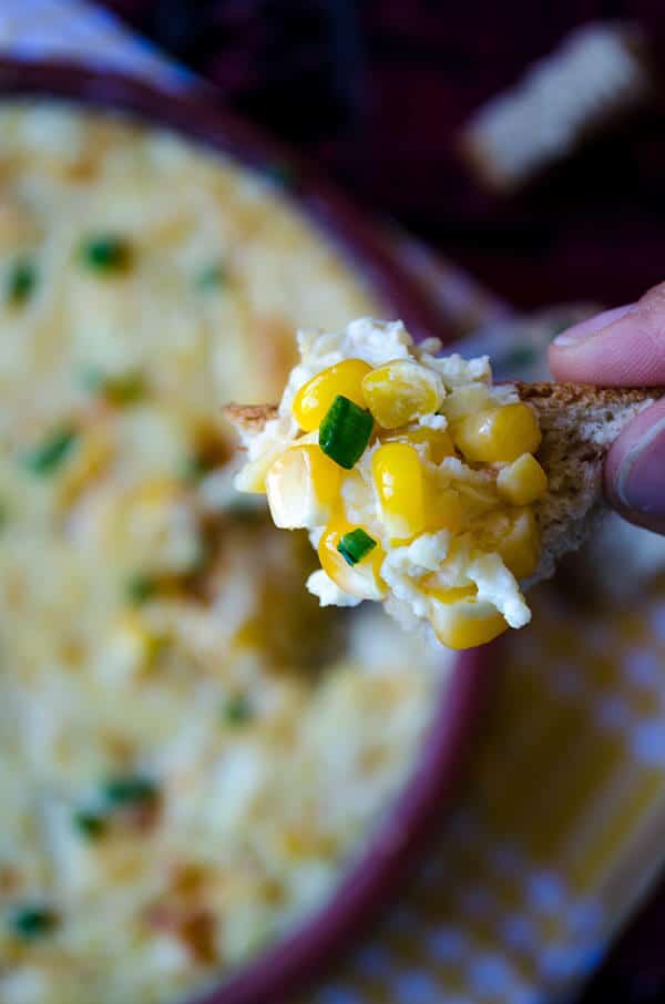 Creamy Cheesy Corn Casserole | giverecipe.com | #corn #casserole #cheesy #corncasserole #freshcorn
