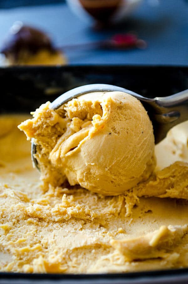 Salted Caramel Ice Cream | giverecipe.com | #icecream #caramel #summerrecipes