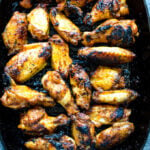 Sticky Chicken Wings | giverecipe.com | #chicken #chickenwings