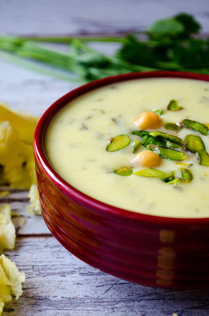 Creamy Zucchini Soup | giverecipe.com | #soup #zucchini #creamysoup #fallrecipes #vegetarian