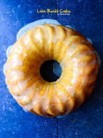 Lime Bundt Cake | giverecipe.com | #lime