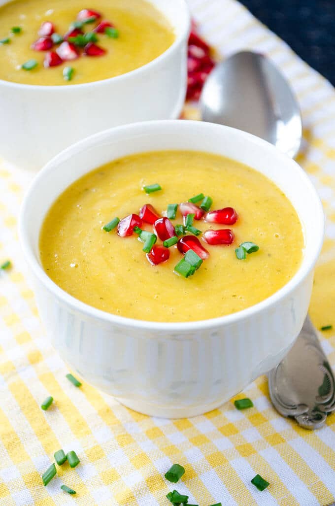 Pumpkin Lentil Soup | giverecipe.com | #pumpkinsoup