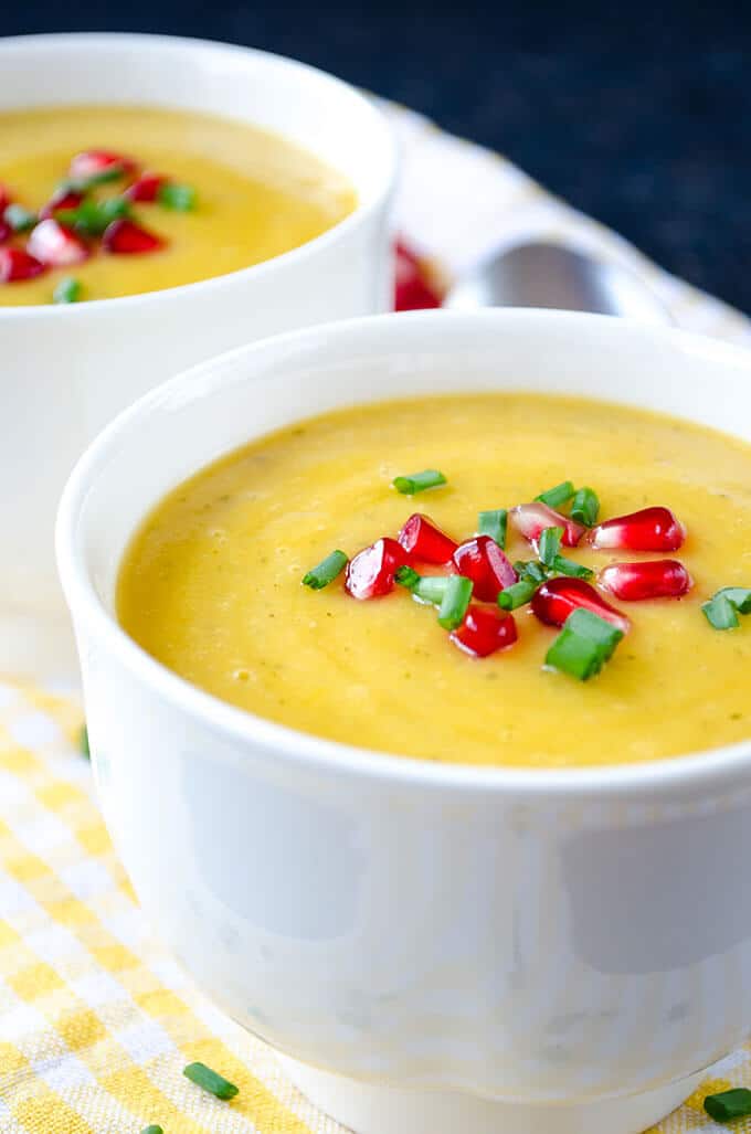 Pumpkin Lentil Soup | giverecipe.com | #pumpkinsoup