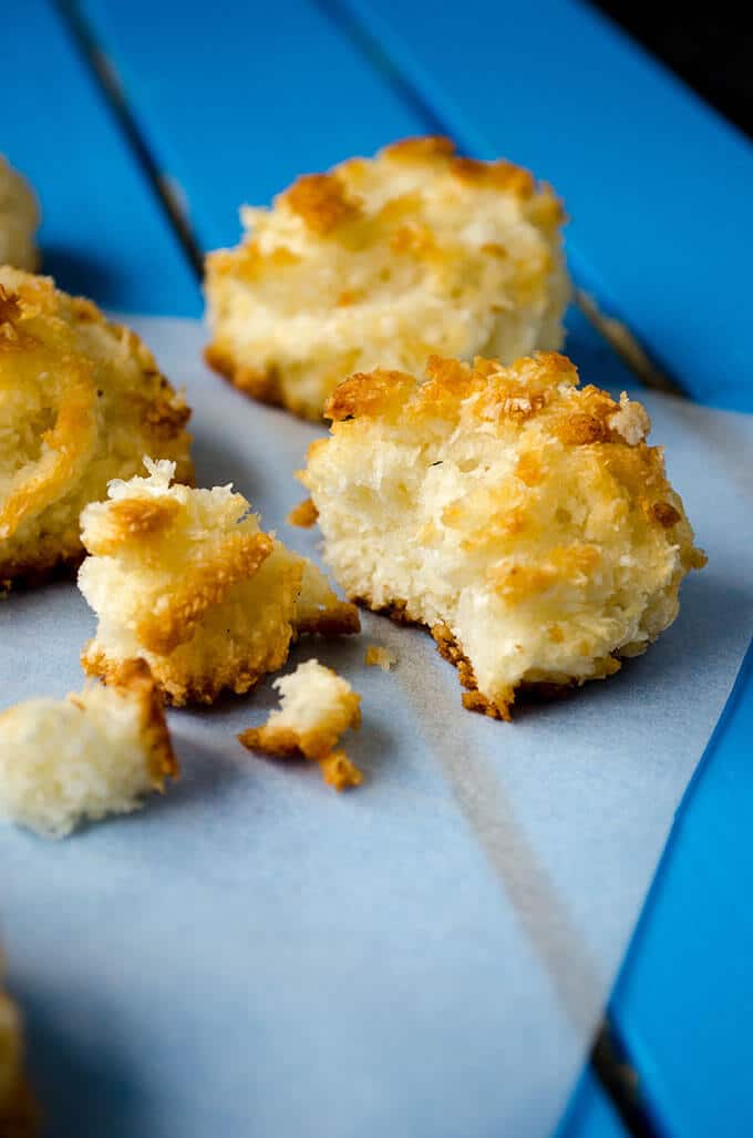 3 Ingredient Coconut Macaroons | giverecipe.com | #macaroons #glutenfree