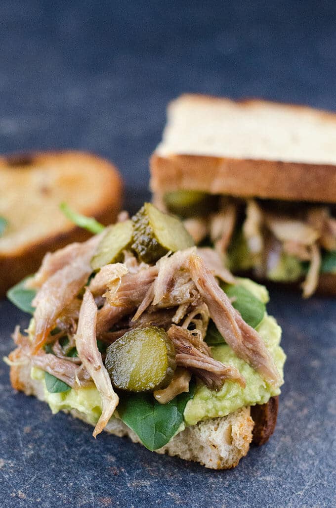 Roasted Turkey and Avocado Sandwich | giverecipe.com | #leftoverturkey #avocado