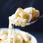 Cheesy Cauliflower Casserole | giverecipe.com | #cauliflower #casserole