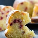 Cranberry Bundt Cake | giverecipe.com | #cake #cranberry