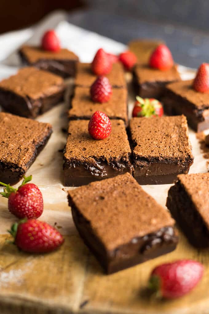 Gluten-Free Chocolate Magic Custard Cake | giverecipe.com | #chocolate #glutenfree