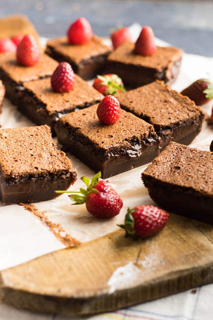 Gluten-Free Chocolate Magic Custard Cake | giverecipe.com | #chocolate #glutenfree